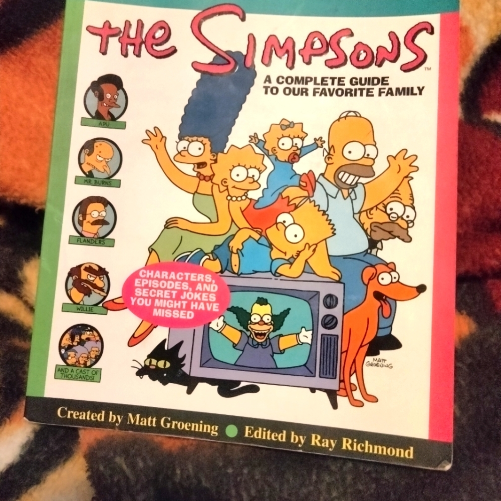"The Simpsons" Book- A Complete Guide to Our Favorite Family.Stories.Many photos